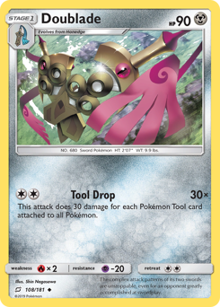 Pokemon Team Up Doublade - 108