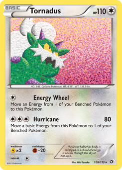 Pokemon Legendary Treasures Tornadus - 108