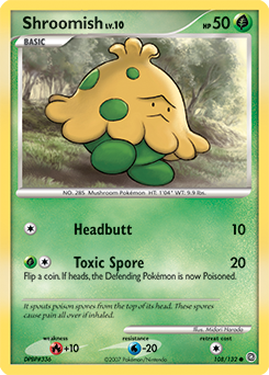 Pokemon Secret Wonders Shroomish - 108