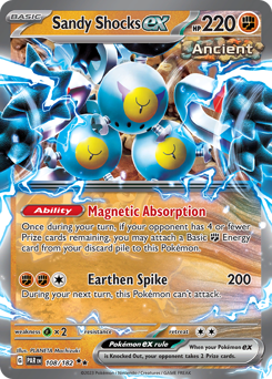 Pokemon Paradox Rift Sandy Shocks ex - 108