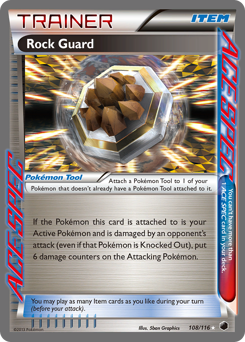 Pokemon Plasma Freeze Rock Guard - 108