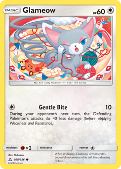 Pokemon Ultra Prism Glameow - 108