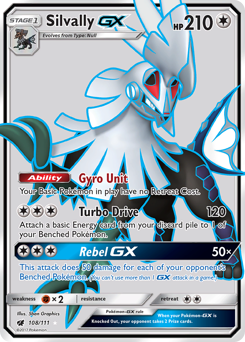 Pokemon Crimson Invasion Silvally-GX - 108