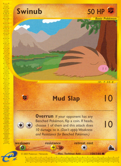 Pokemon Skyridge Swinub - 108