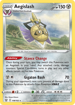 Pokemon Battle Styles Aegislash - 108