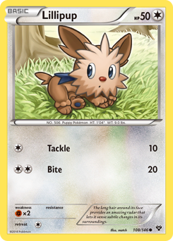 Pokemon XY Lillipup - 108