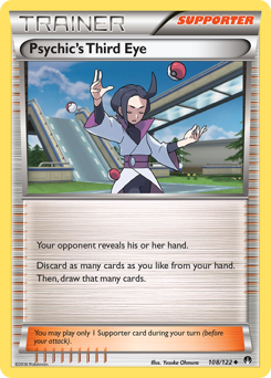 Pokemon BREAKpoint Psychic's Third Eye - 108