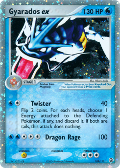Pokemon FireRed & LeafGreen Gyarados ex - 109