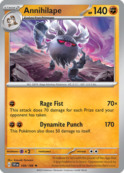 Pokemon Scarlet & Violet Annihilape - 109