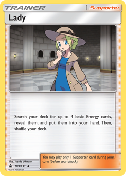 Pokemon Forbidden Light Lady - 109