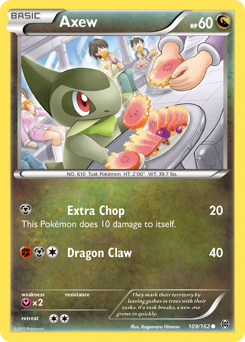 Pokemon BREAKthrough Axew - 109