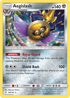 Pokemon Team Up Aegislash - 109