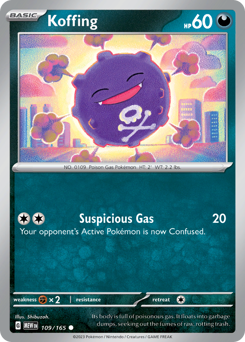 Pokemon 151 Koffing - 109