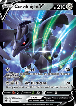 Pokemon Battle Styles Corviknight V - 109