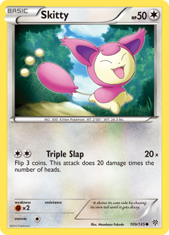 Pokemon Plasma Storm Skitty - 109