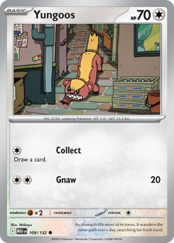 Pokemon Mega Evolution Yungoos - 109