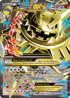 Pokemon Steam Siege M Steelix-EX - 109