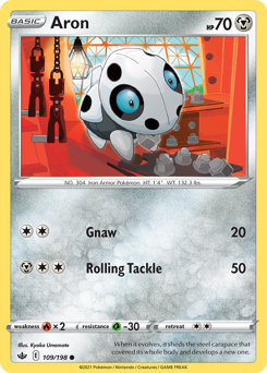 Pokemon Chilling Reign Aron - 109