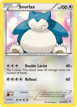 Pokemon Boundaries Crossed Snorlax - 109
