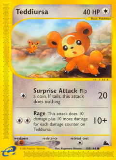 Pokemon Skyridge Teddiursa - 109