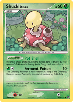 Pokemon Secret Wonders Shuckle - 109