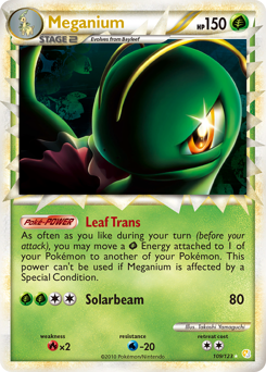 Pokemon HeartGold & SoulSilver Meganium - 109