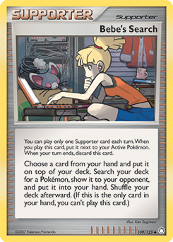Pokemon Mysterious Treasures Bebe's Search - 109