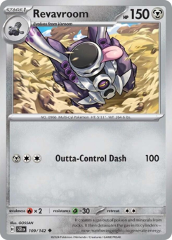 Pokemon Stellar Crown Revavroom - 109