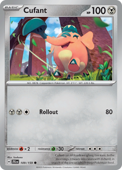Pokemon Journey Together Cufant - 109