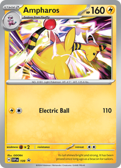 Pokemon Scarlet & Violet Black Star Promos Ampharos - 109