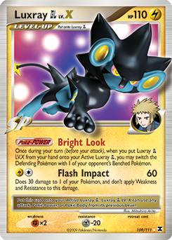 Pokemon Rising Rivals Luxray GL LV.X - 109
