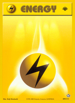 Pokemon Neo Genesis Lightning Energy - 109