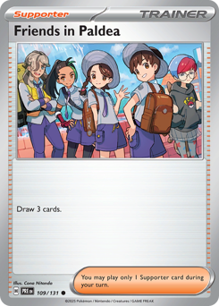 Pokemon Prismatic Evolutions Friends in Paldea - 109