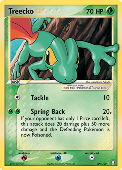Pokemon Team Rocket Returns Treecko ★ - 109