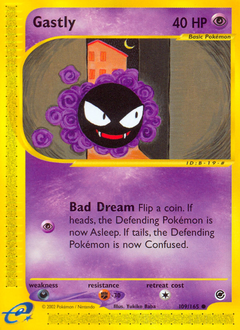 Pokemon Expedition Base Set Gastly - 109