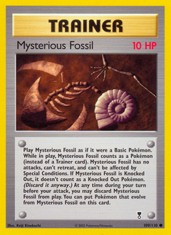 Pokemon Legendary Collection Mysterious Fossil - 109