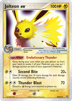 Pokemon Delta Species Jolteon ex - 109