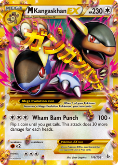 Pokemon Flashfire M Kangaskhan-EX - 109