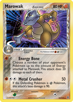 Pokemon Delta Species Marowak δ - 10