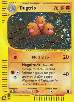 Pokemon Expedition Base Set Dugtrio - 10