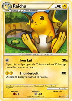 Pokemon HeartGold & SoulSilver Raichu - 10