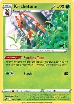 Pokemon Astral Radiance Kricketune - 10