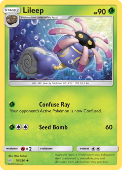 Pokemon Cosmic Eclipse Lileep - 10