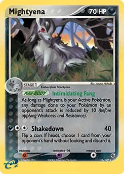 Pokemon Ruby & Sapphire Mightyena - 10