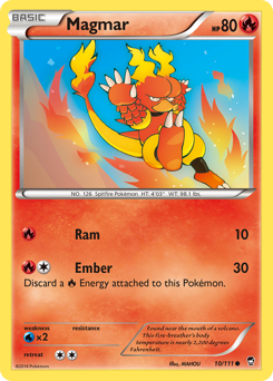 Pokemon Furious Fists Magmar - 10