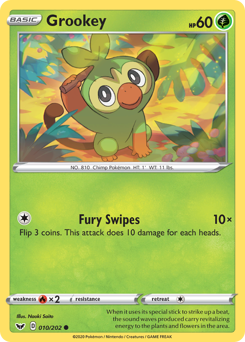 Pokemon Sword & Shield Grookey - 10