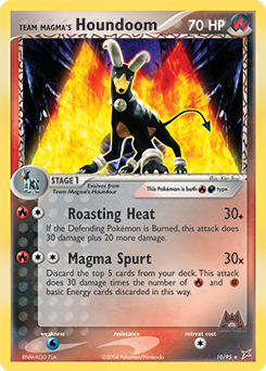 Pokemon Team Magma vs Team Aqua Team Magma's Houndoom - 10