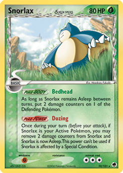 Pokemon Dragon Frontiers Snorlax δ - 10