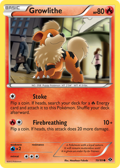 Pokemon Next Destinies Growlithe - 10