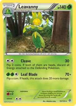 Pokemon Plasma Storm Leavanny - 10